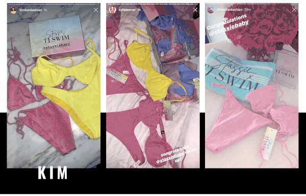 SPOTTED: KYLIE JENNER/ KIM & KHLOE KARDASHIAN IN STASSIE x TJ SWIM